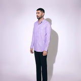 Binary Lavender Summer Shirt